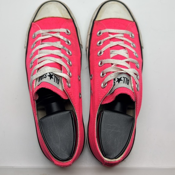 Women’s Converse Pink Canvas Low Tops Size 8 - Picture 6 of 6